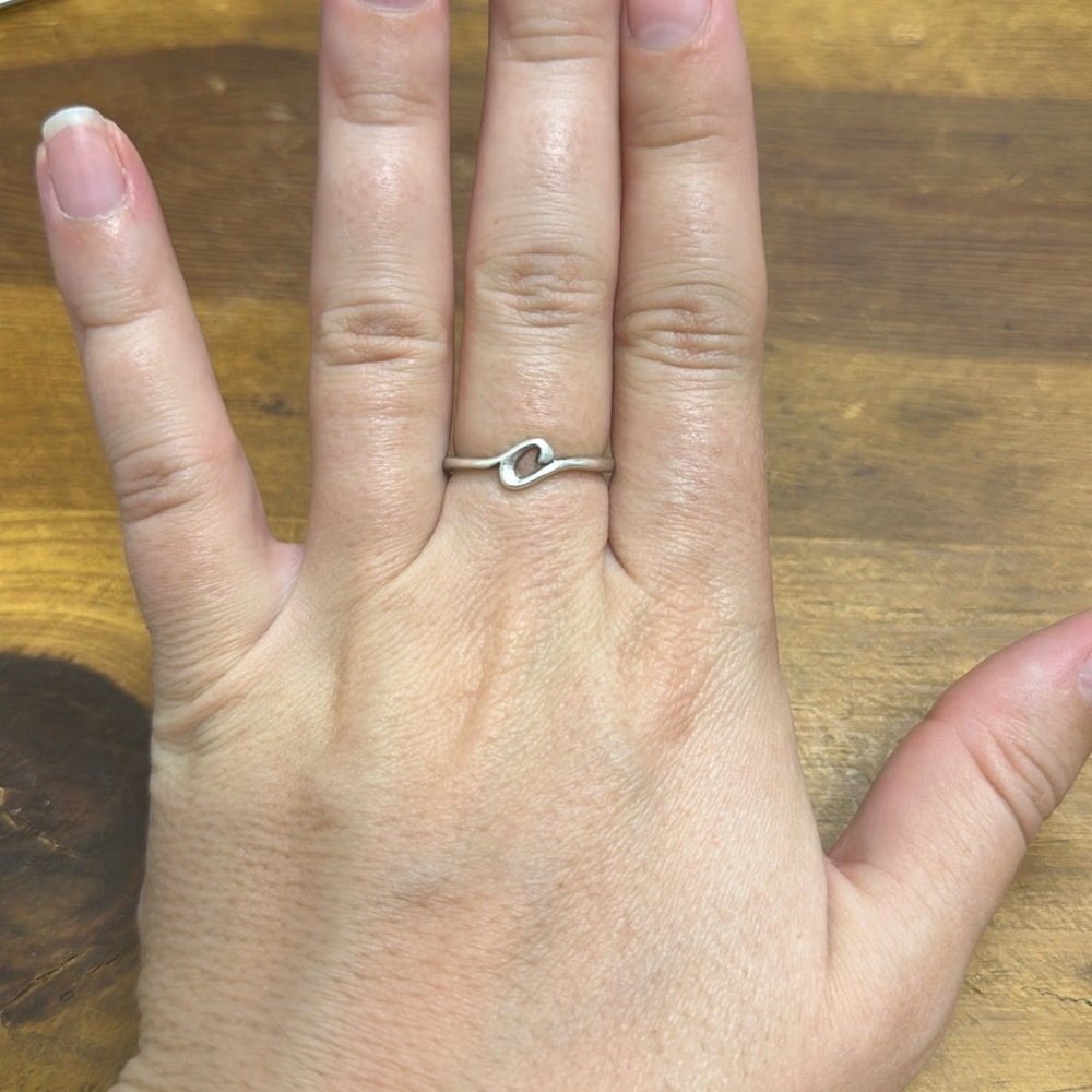 James Avery c initial ring